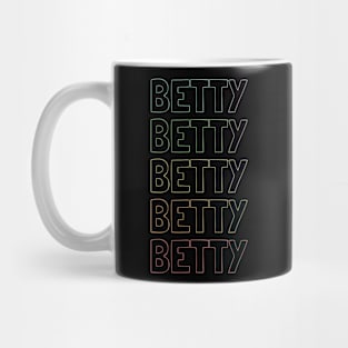 Betty Name Pattern Mug